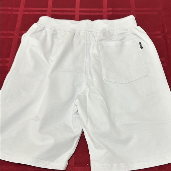 White Drawstring Shorts - Picture 5 of 9